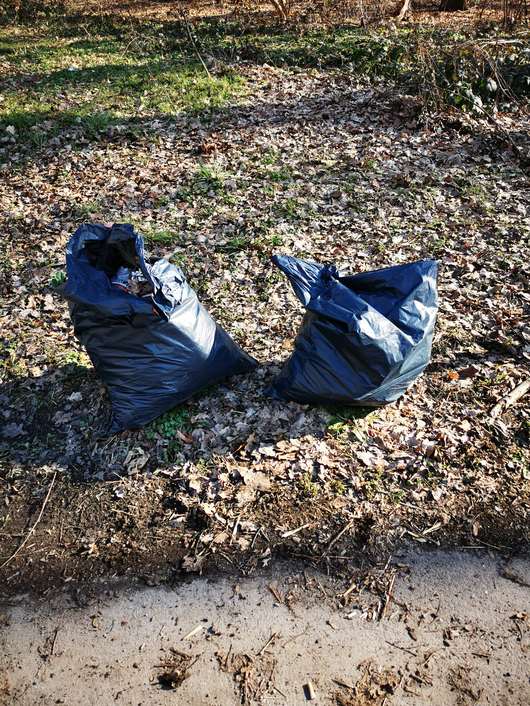 Bisweilen erreicht man den Müll trotz Pickerverlängerung von